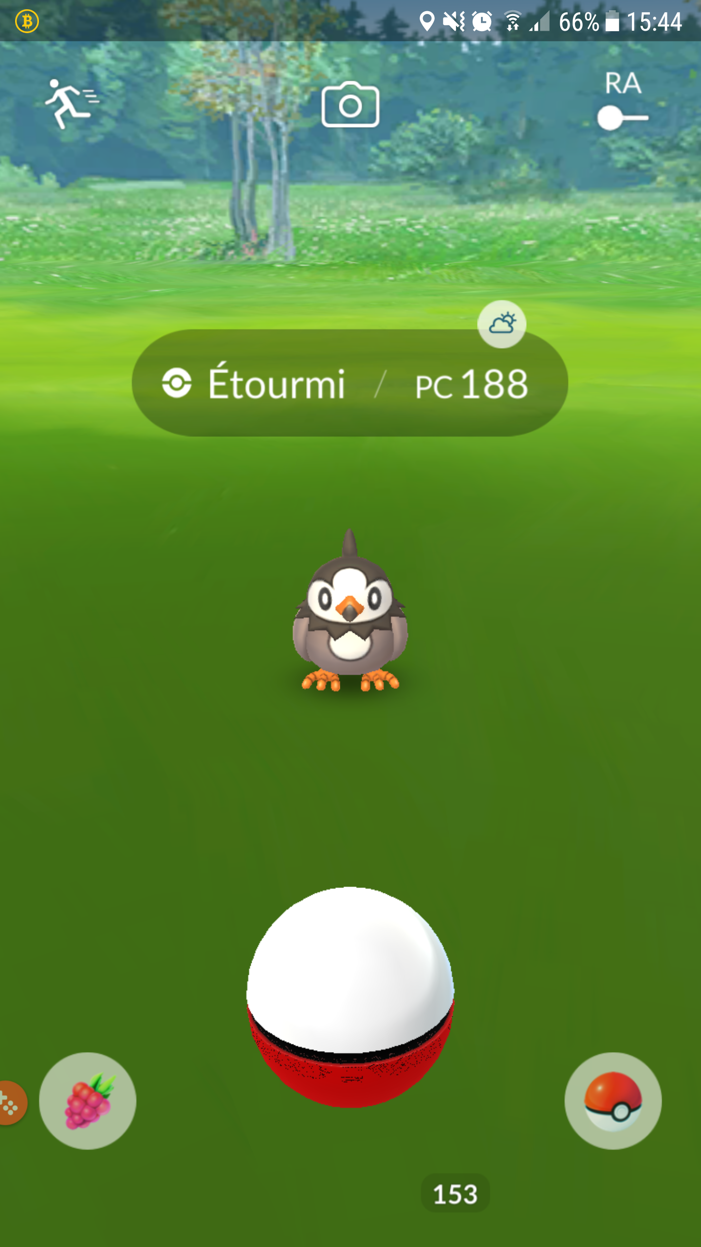 Pokémon Go - Étourmi - Pc 188