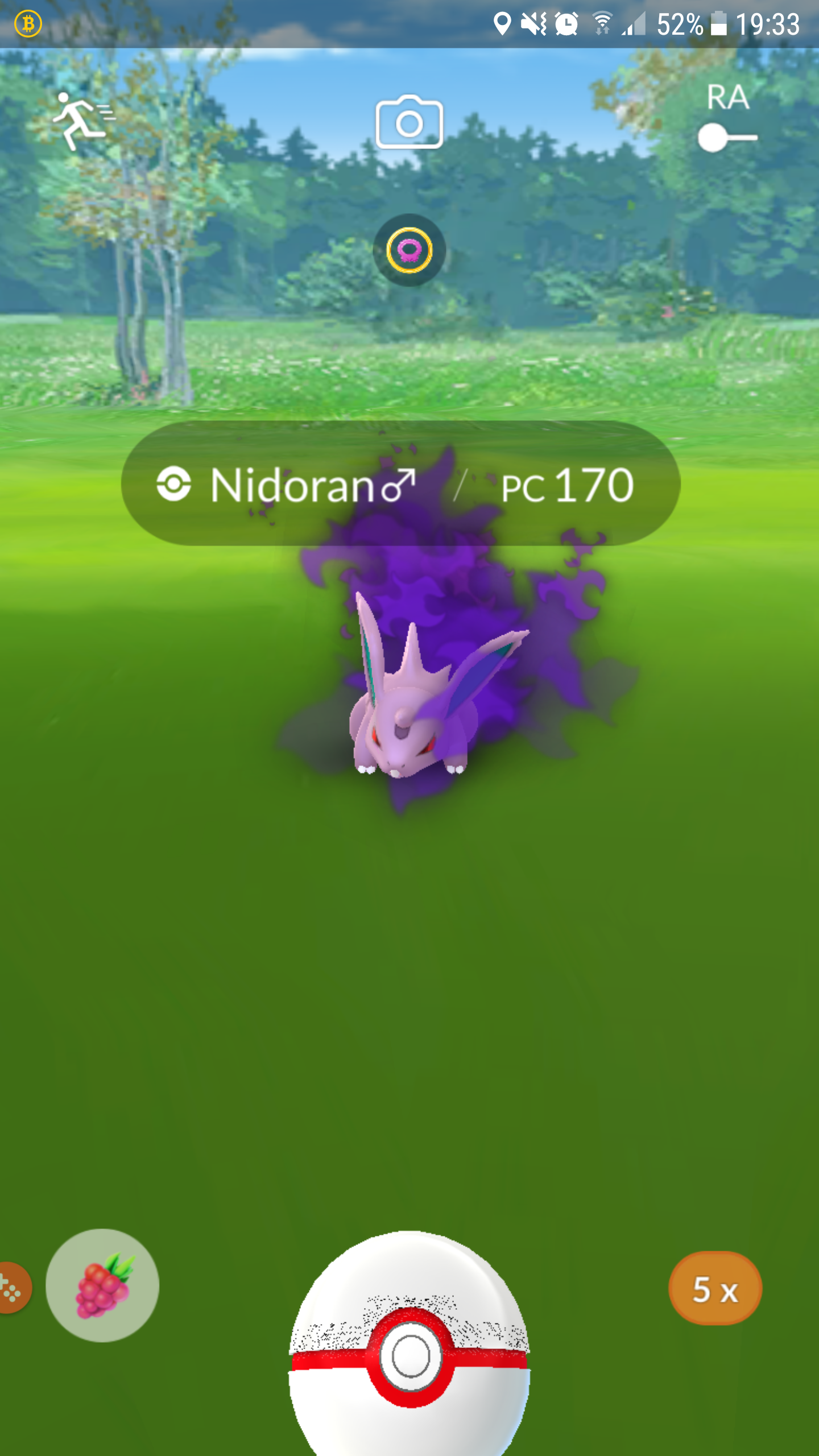 Pokémon Go - Nidoran Obscure - Pc 170