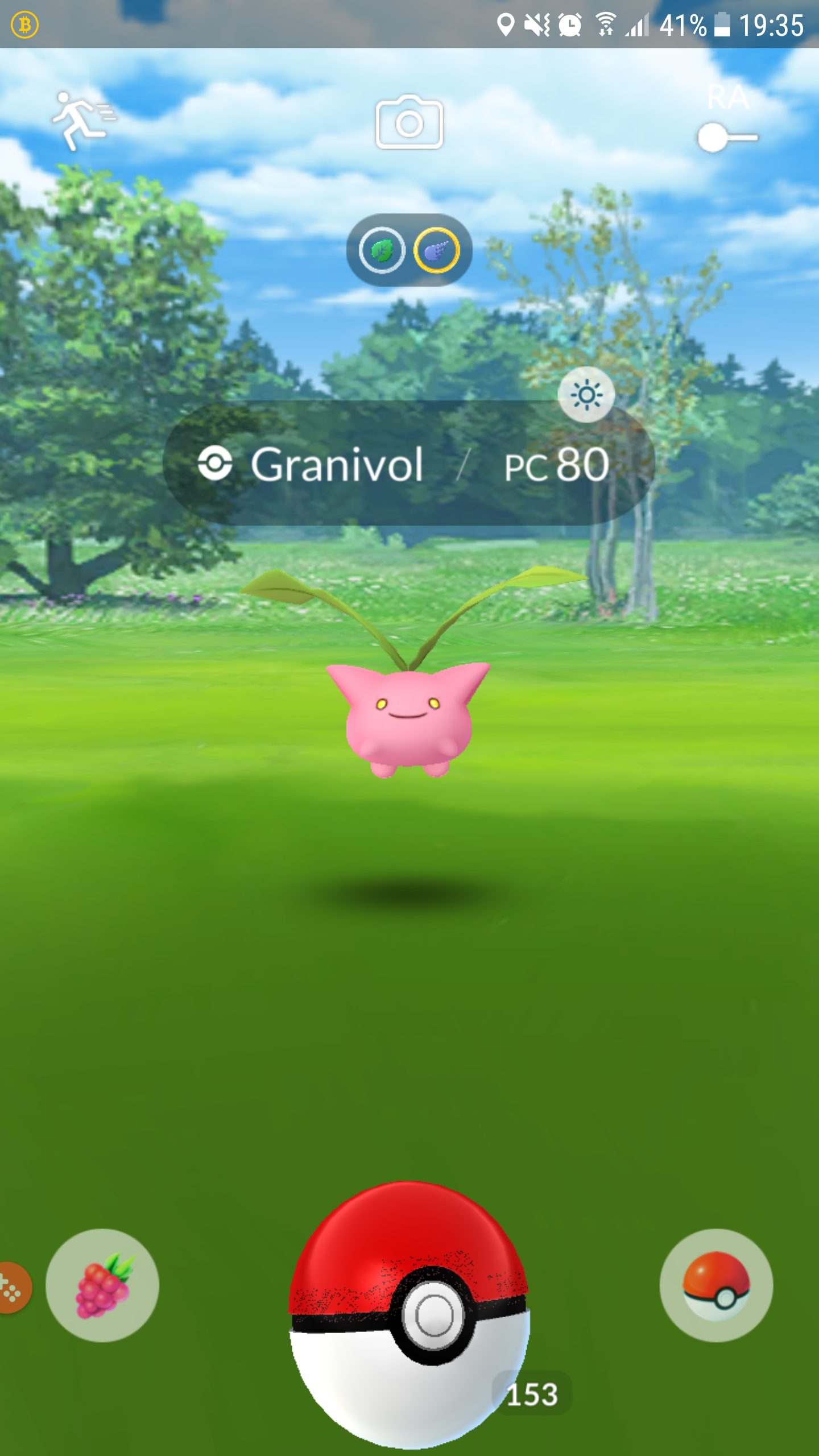 Pokémon Go - Granivol - Pc 80